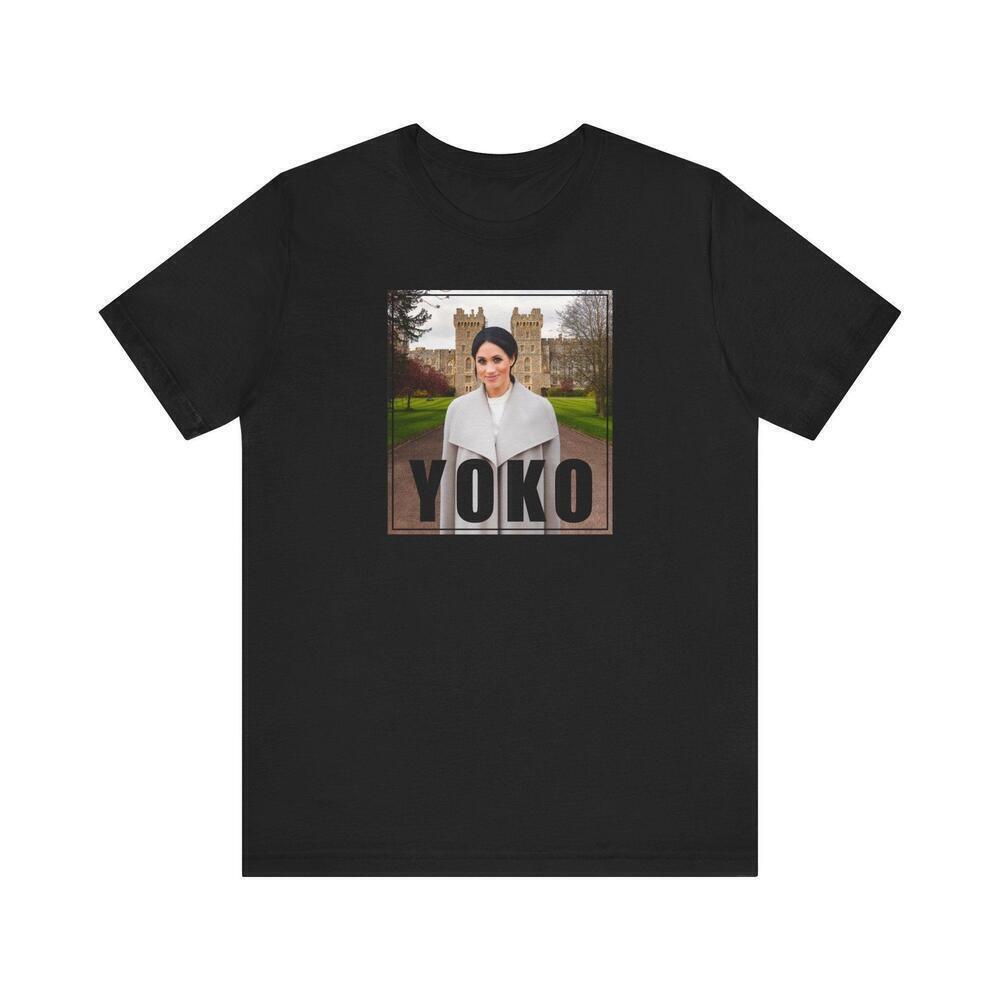 Yoko Meghan Markle Pop Culture Graphic Unisex Funny T-Shirt